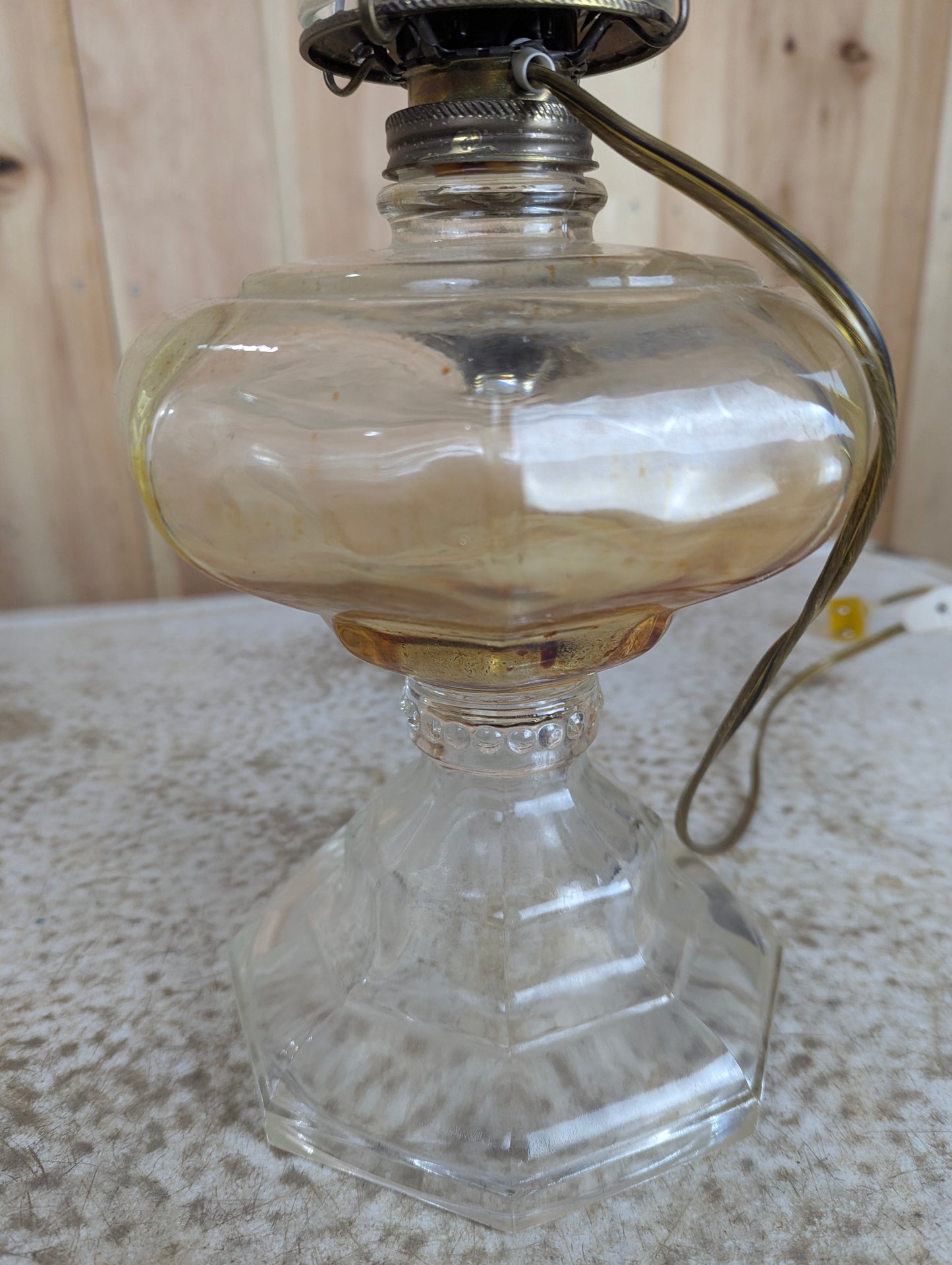 Electrified Oil Lamp - view 5
