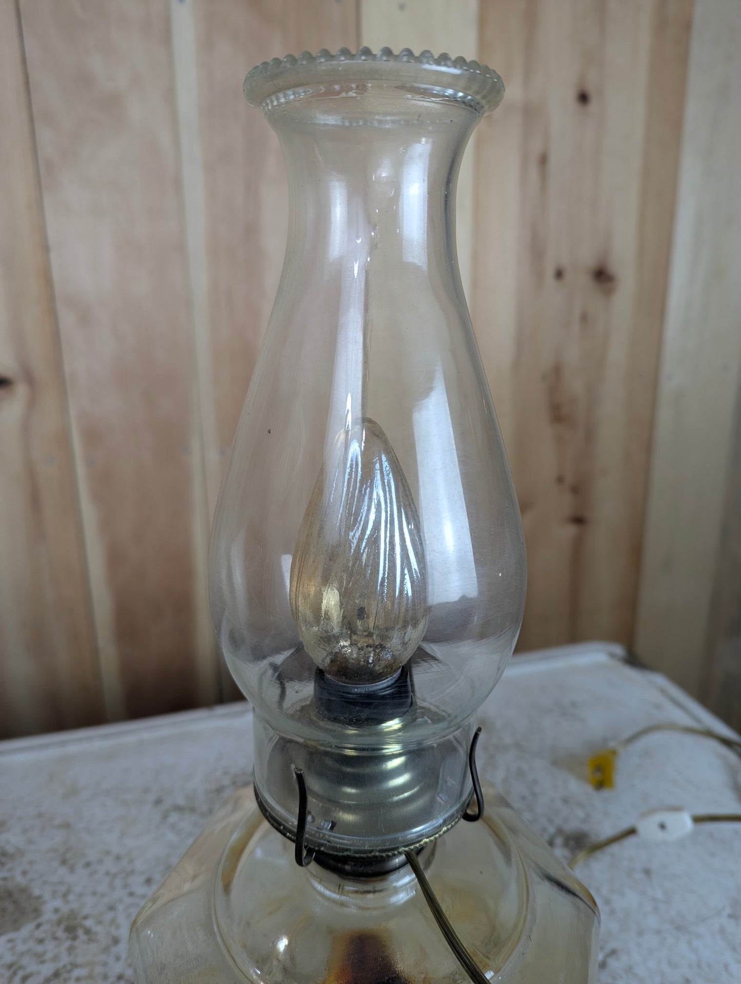 Electrified Oil Lamp - view 6