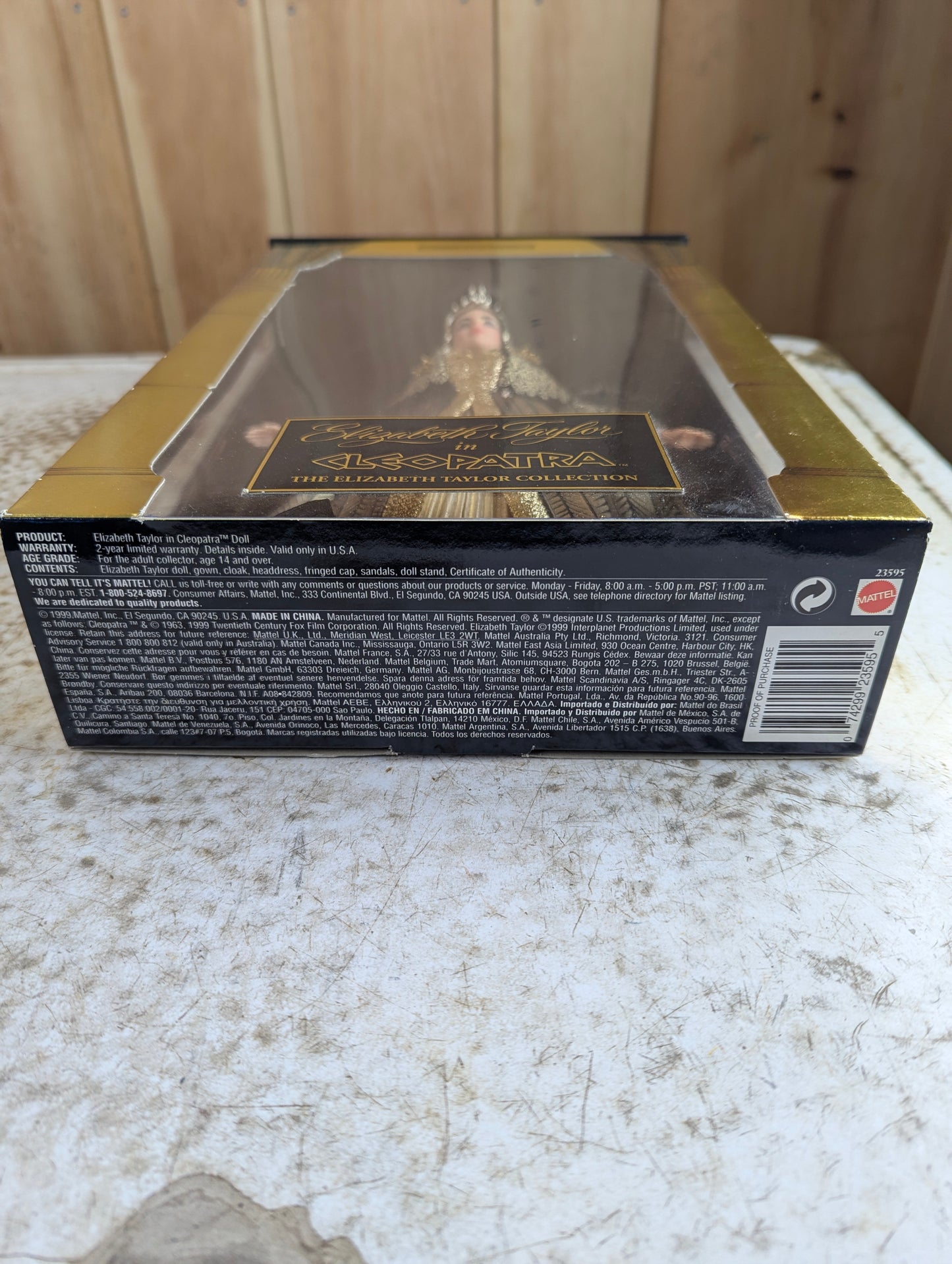 Elizabeth Taylor 'Cleopatra' Barbie Doll Mattel 23595 NRFB - view 5