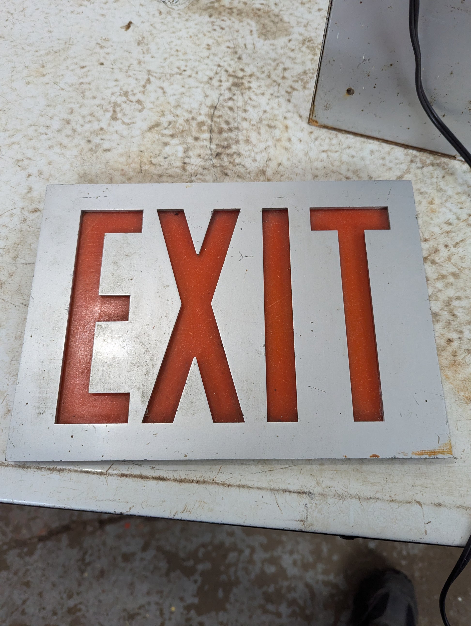 Exit Sign - view 3