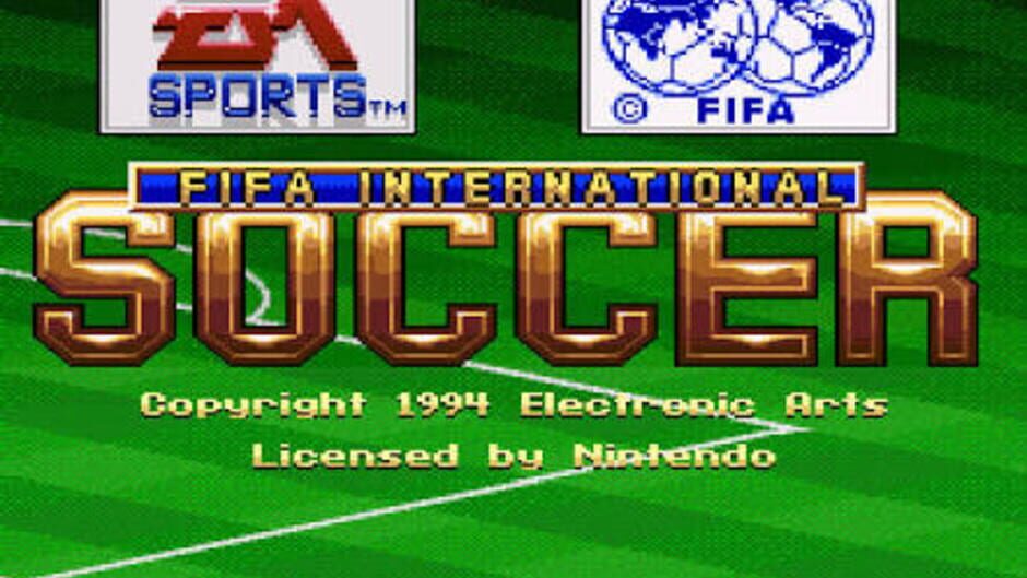 FIFA International Soccer (SNES) - view 4