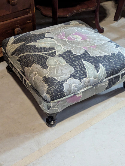 Flowered Footstool - view 2