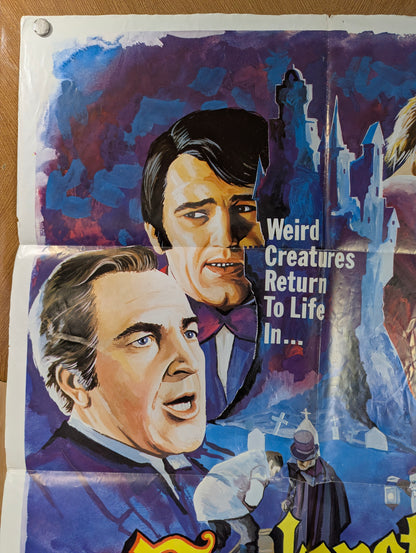 Frankenstein's Castle of Freaks (1978) Original Folded One Sheet Movie Poster - view 2