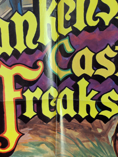 Frankenstein's Castle of Freaks (1978) Original Folded One Sheet Movie Poster - view 7