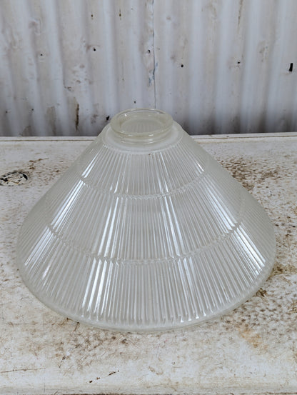 Frosted Ribbed Glass Light Shade
