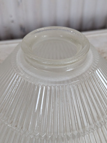 Frosted Ribbed Glass Light Shade - view 2