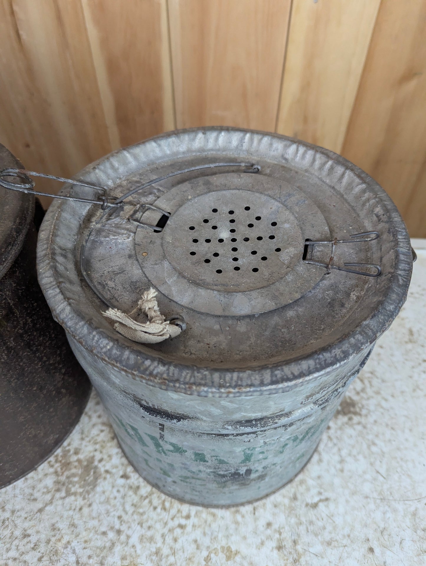 Galvanized Minnow Bucket - view 2
