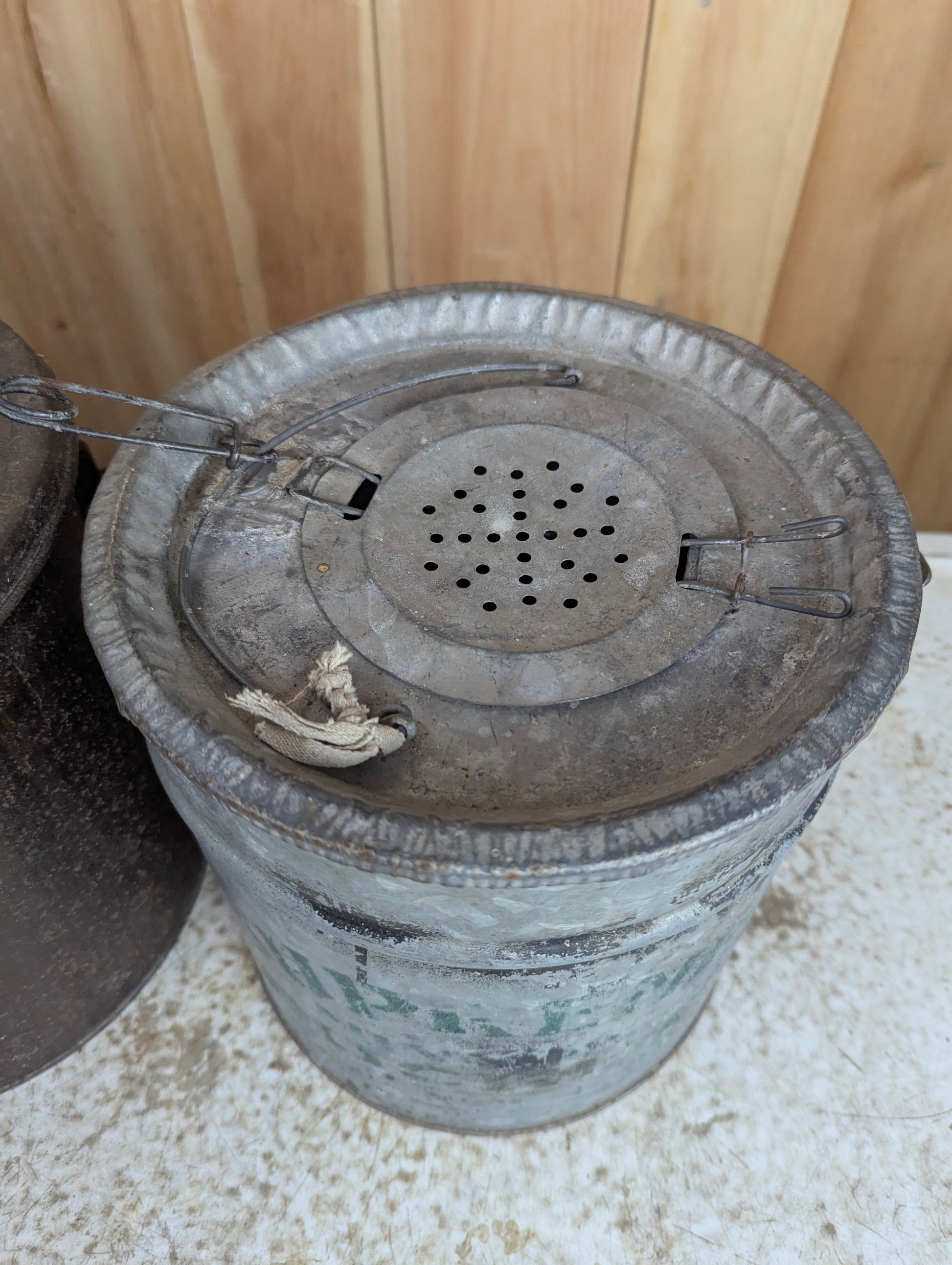 Galvanized Minnow Bucket - view 2