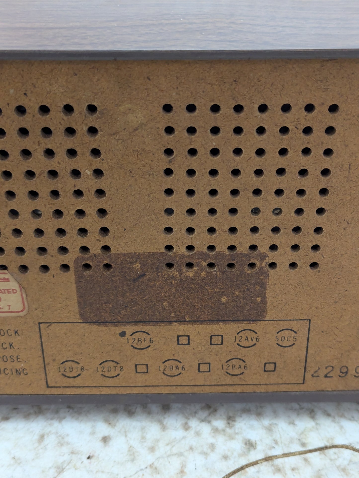 Granada AM FM Radio Model KFA-709 - view 6
