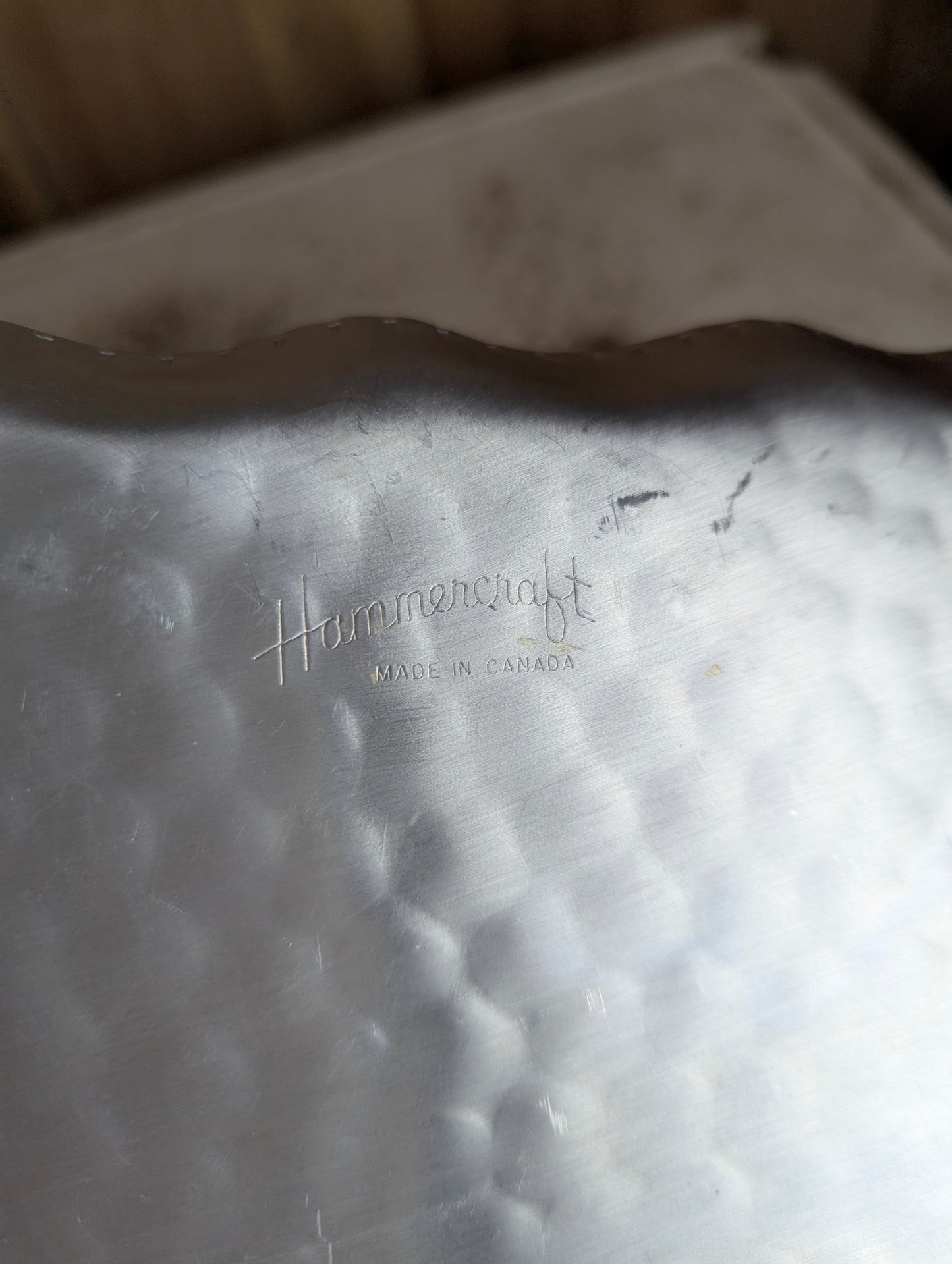 Hammered Aluminum Tray - view 4