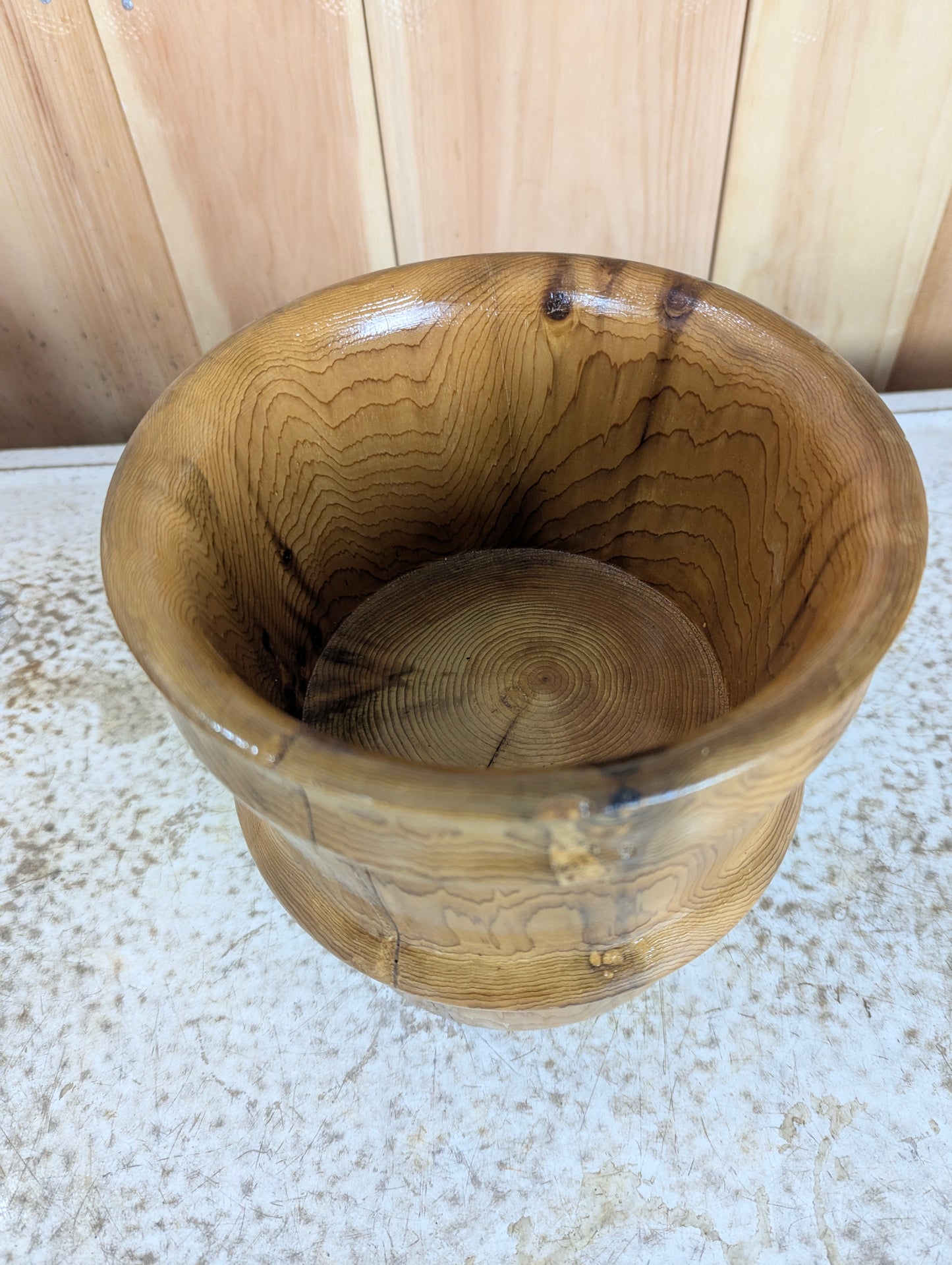 Hand Carved 8.25” Wooden Bowl - view 2