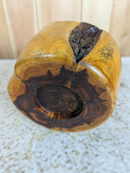 Hand Carved Unique Shaped Wooden Bowl - view 3