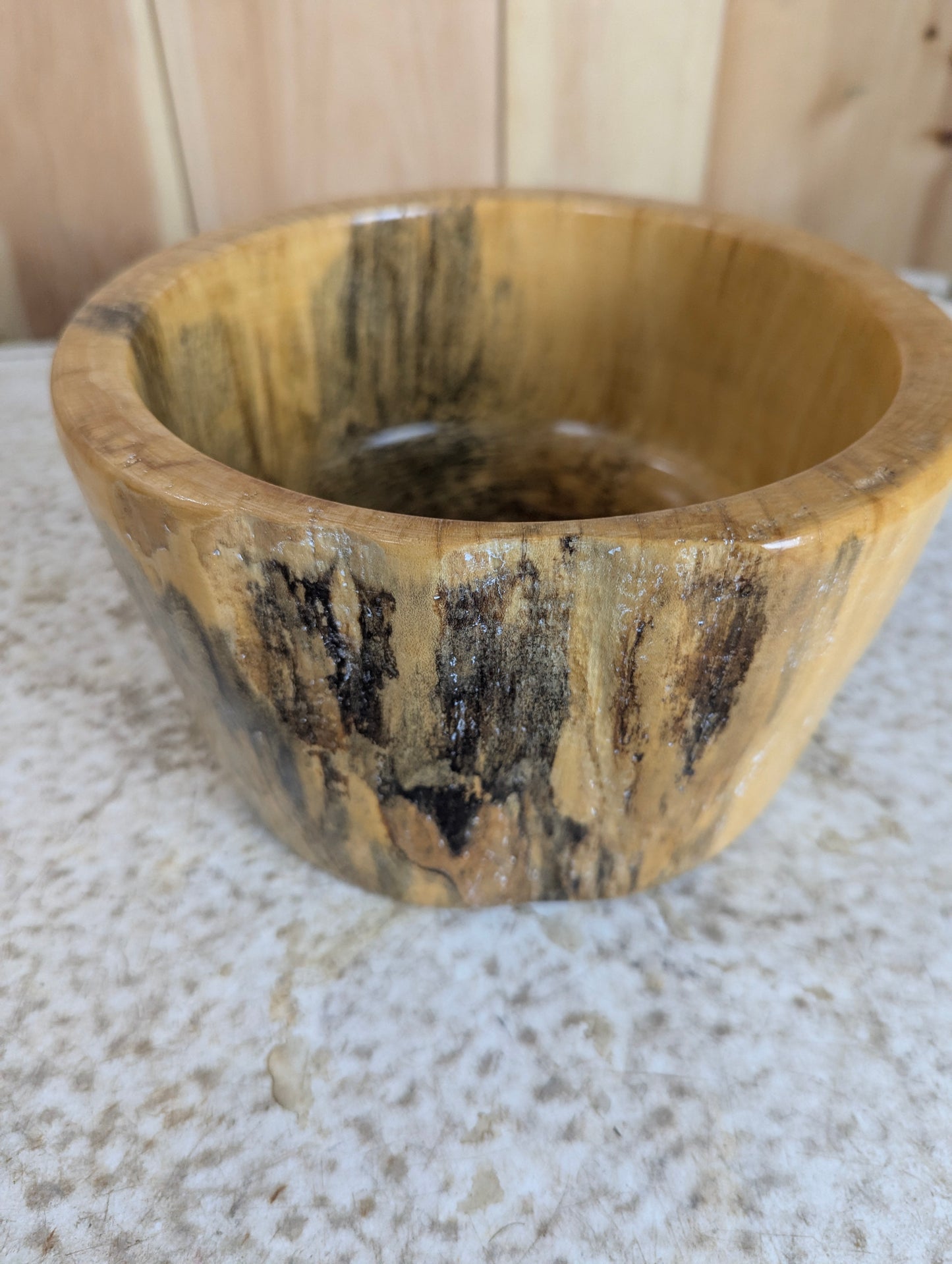 Hand Carved Unique Wooden Bowl - view 3