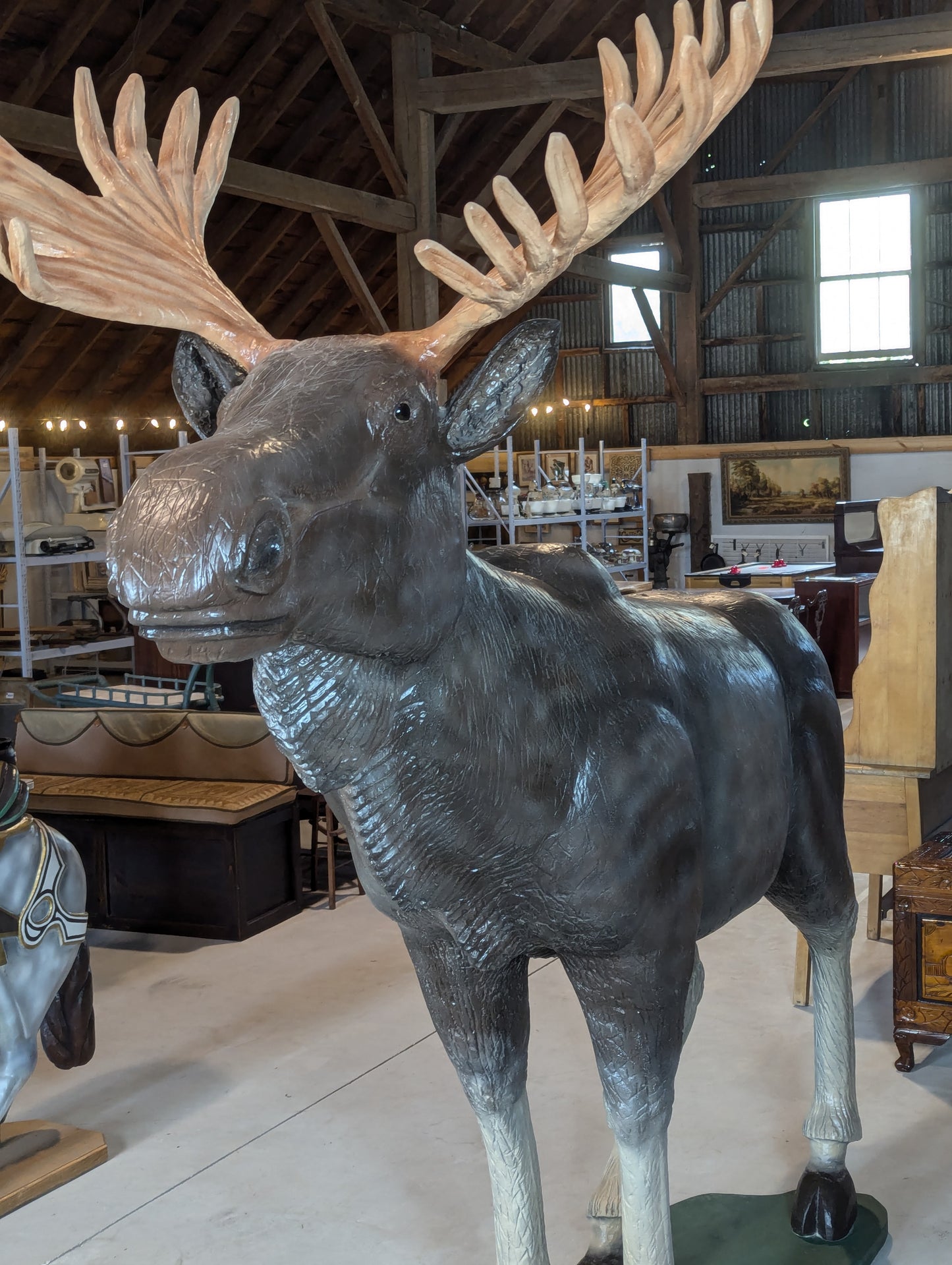 Handcrafted 8 Ft. Moose