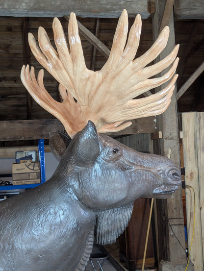 Handcrafted 8 Ft. Moose - view 12