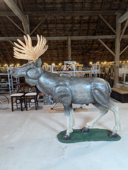 Handcrafted 8 Ft. Moose - view 2