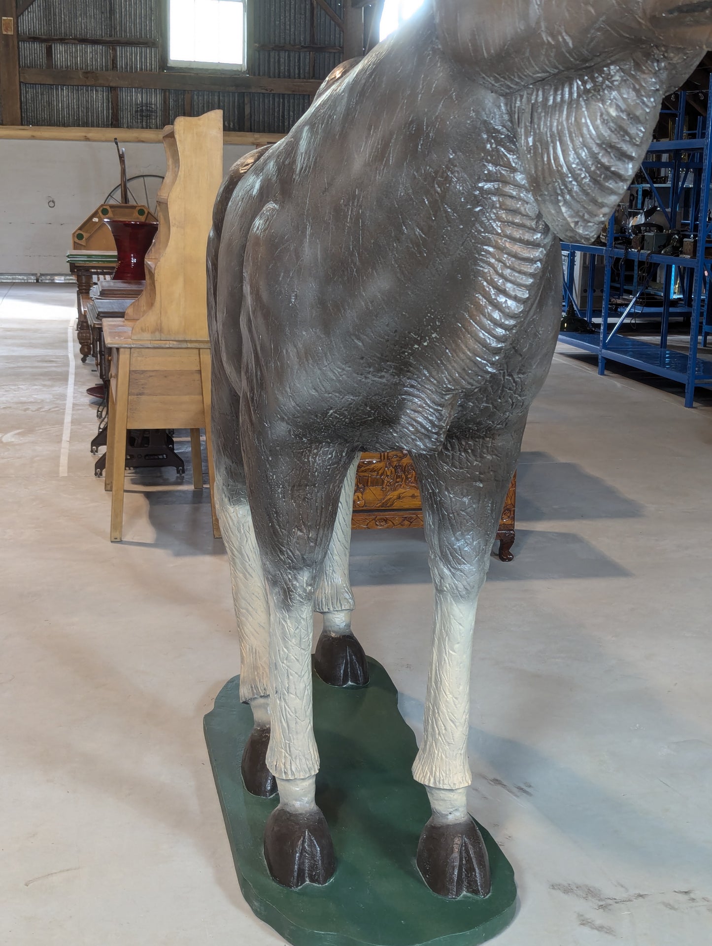 Handcrafted 8 Ft. Moose - view 7