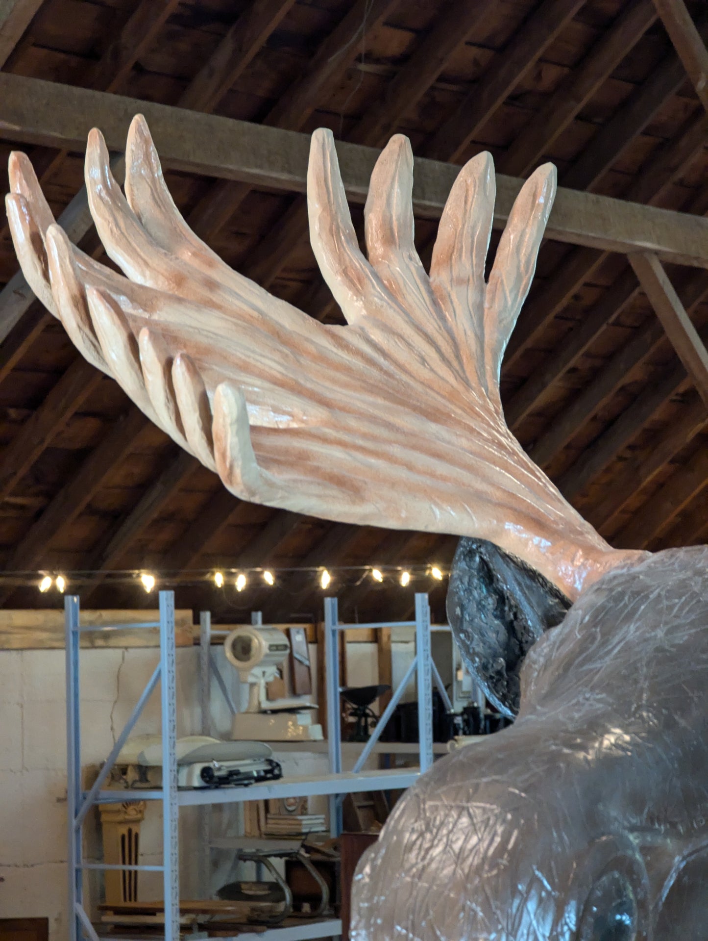Handcrafted 8 Ft. Moose - view 8