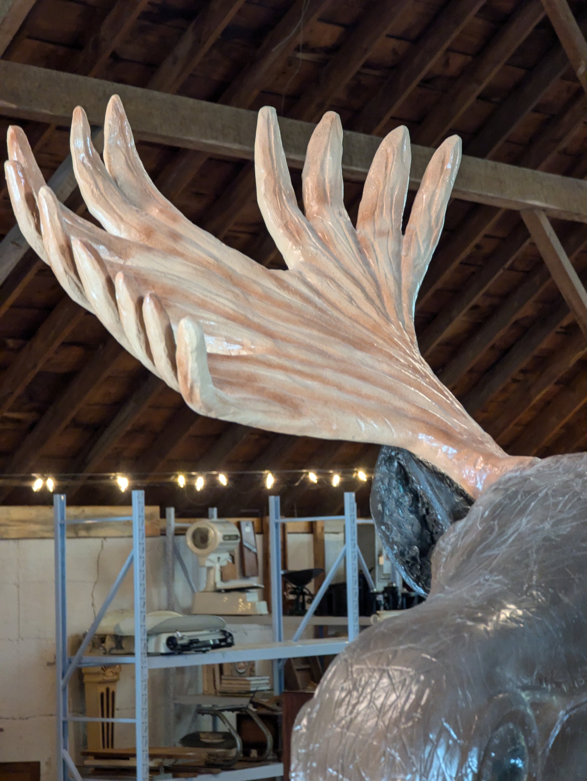 Handcrafted 8 Ft. Moose - view 8