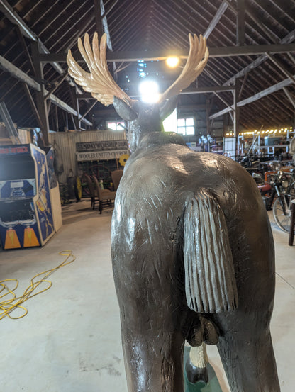 Handcrafted 8 Ft. Moose - view 9
