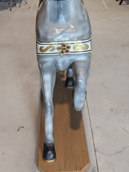 Handcrafted Solid Wood Carousel Horse - view 8