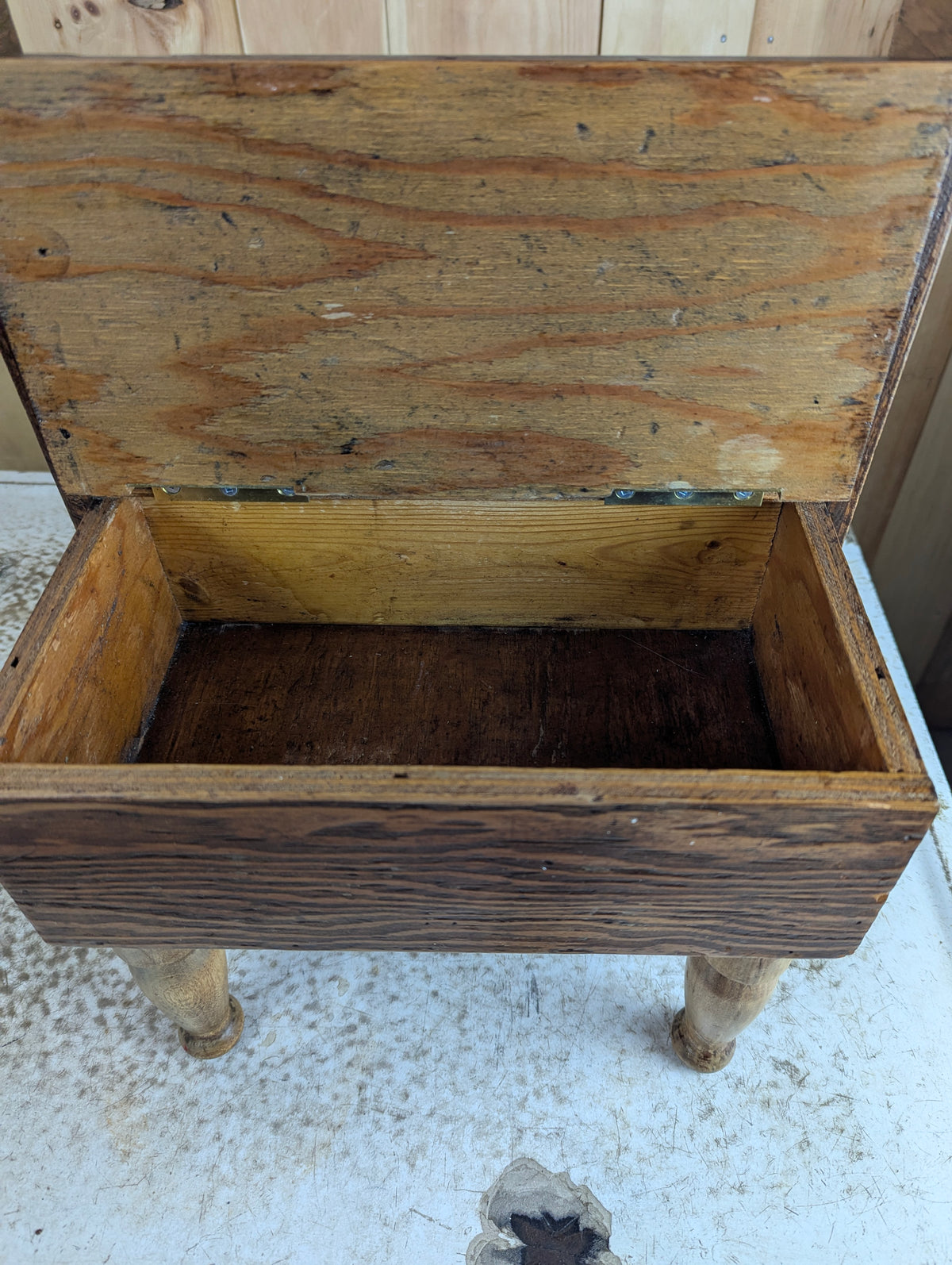 Handcrafted Wood Sewing Basket - view 3
