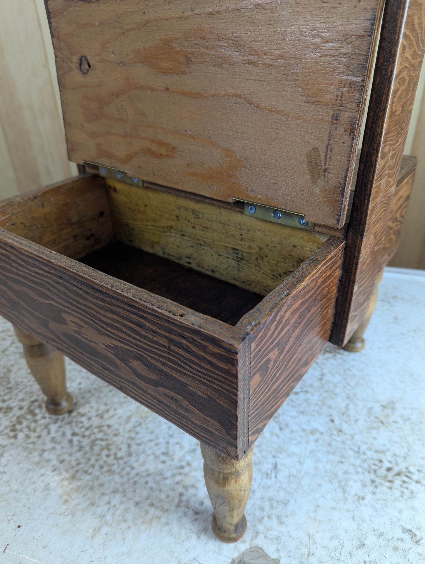 Handcrafted Wood Sewing Basket - view 4