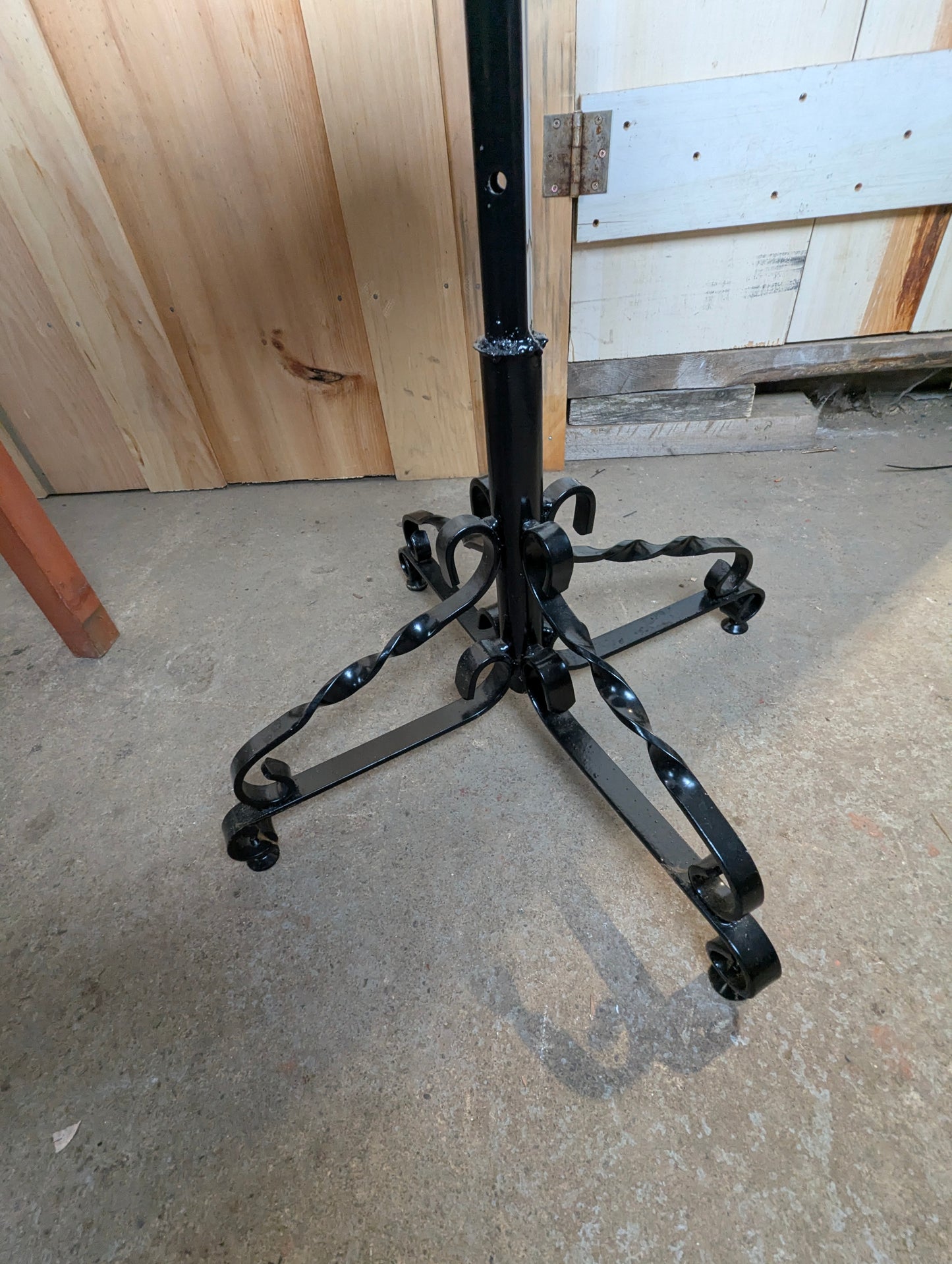 Handmade Round Side Table Plant Stand - view 3