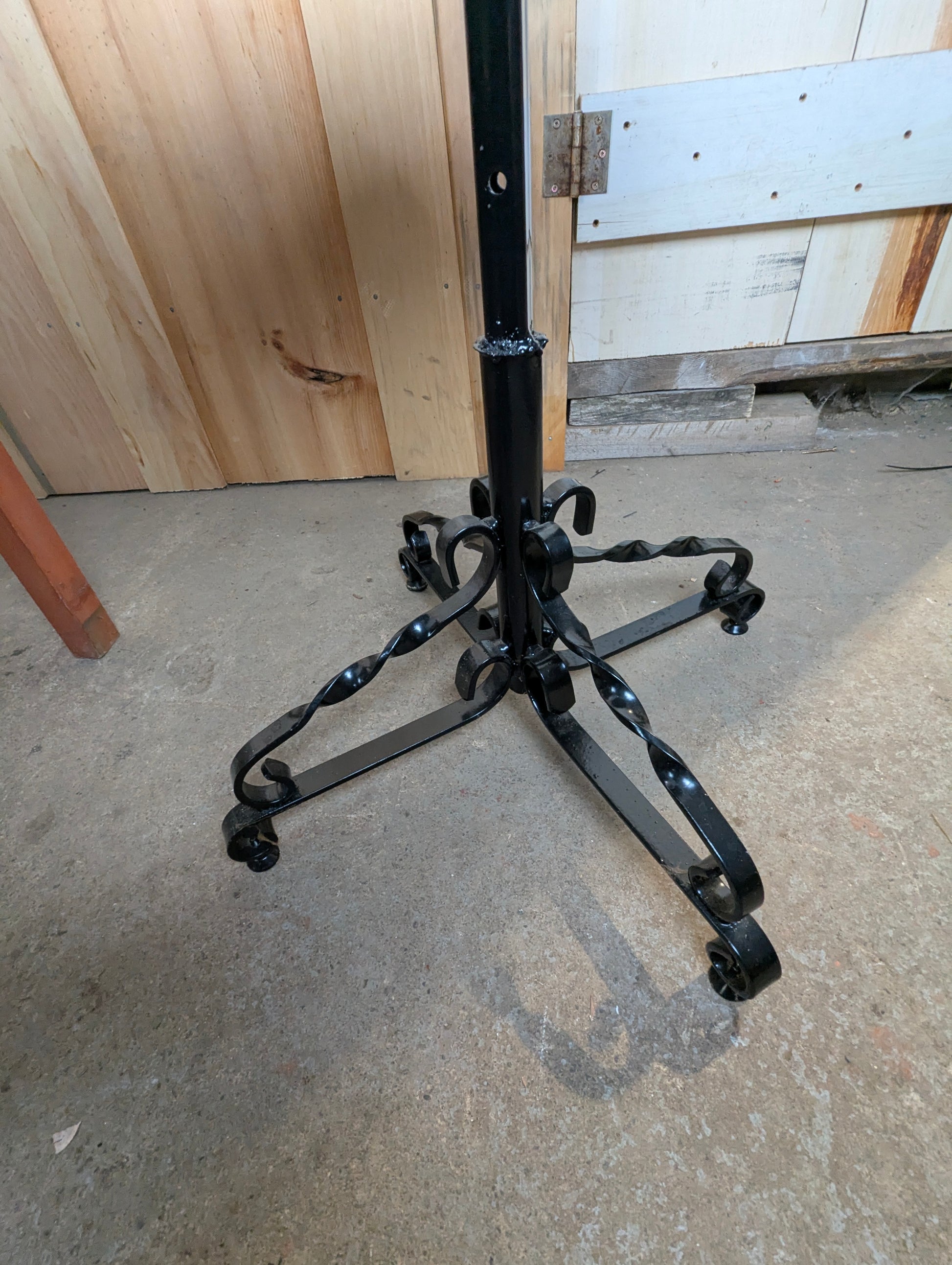 Handmade Round Side Table Plant Stand - view 3