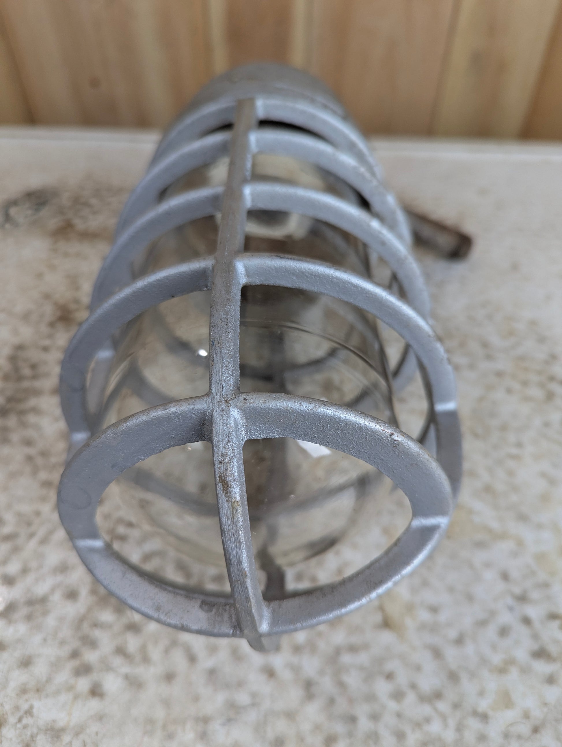 Industrial 12” Aluminum Caged Light - view 2