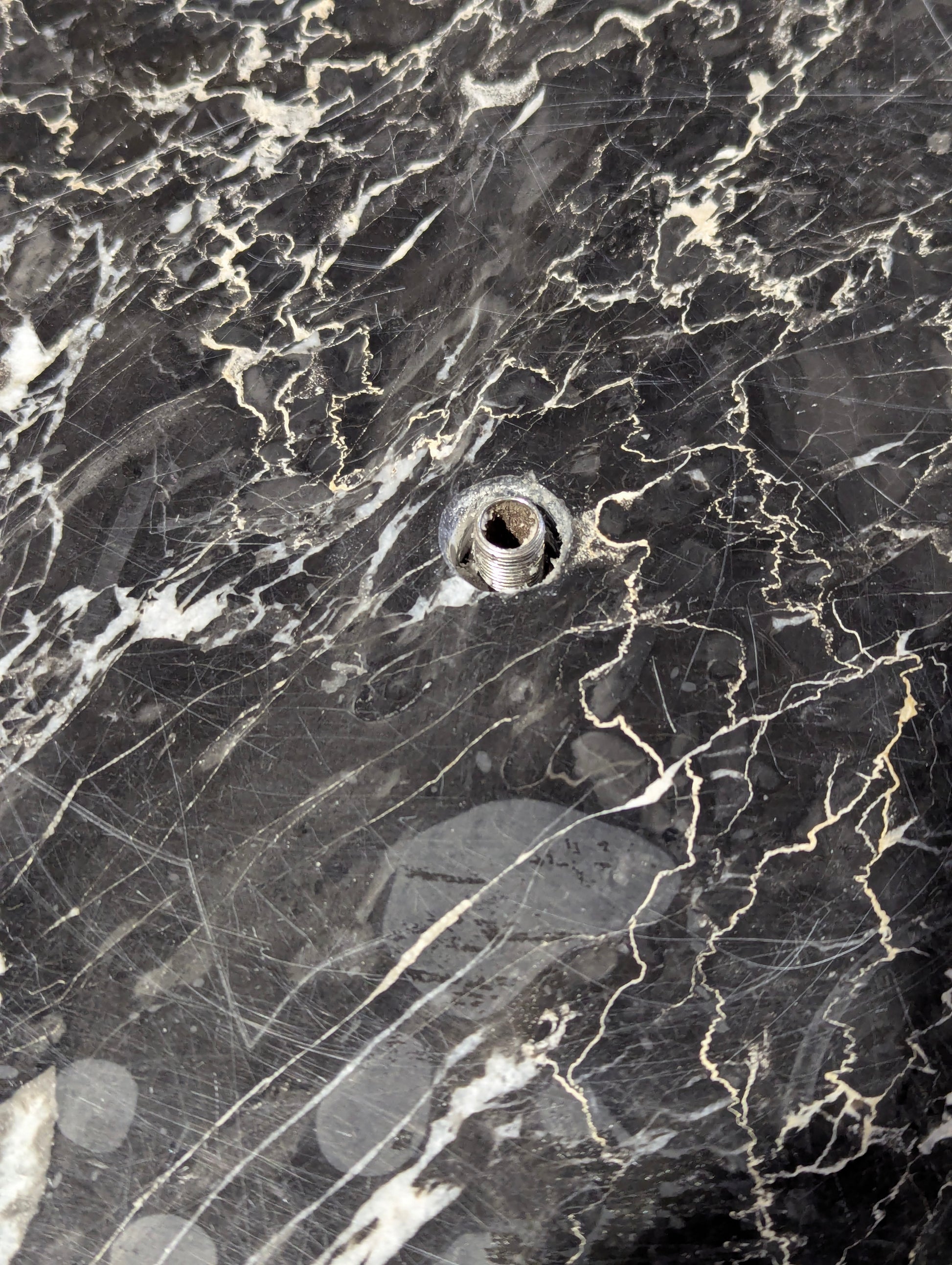 Italian Marble Topped Side Table - view 4