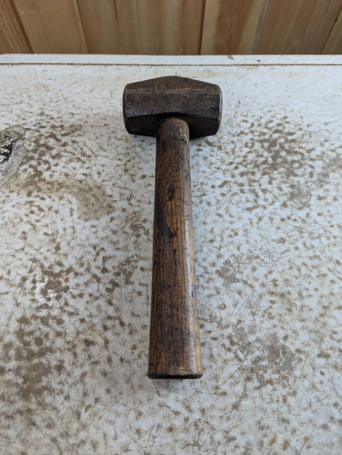 Vintage Drop Forged Steel Hammer with Wood Handle