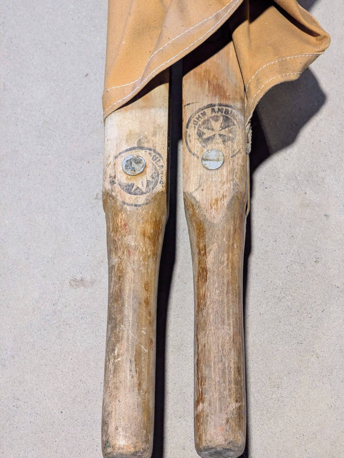 1943 St. John Ambulance MK11 Wood and Canvas Stretcher