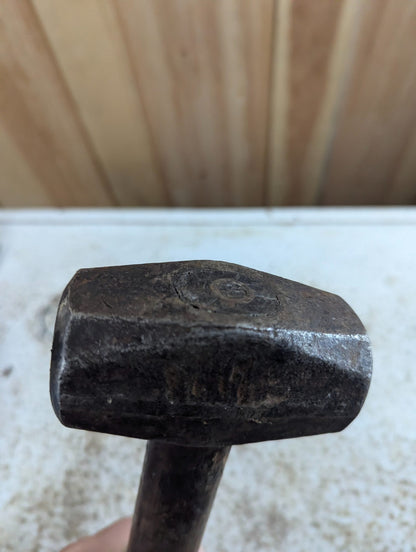 Vintage Drop Forged Steel Hammer with Wood Handle