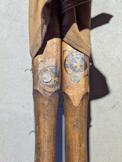 1943 St. John Ambulance MK11 Wood and Canvas Stretcher