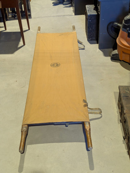 1943 St. John Ambulance MK11 Wood and Canvas Stretcher