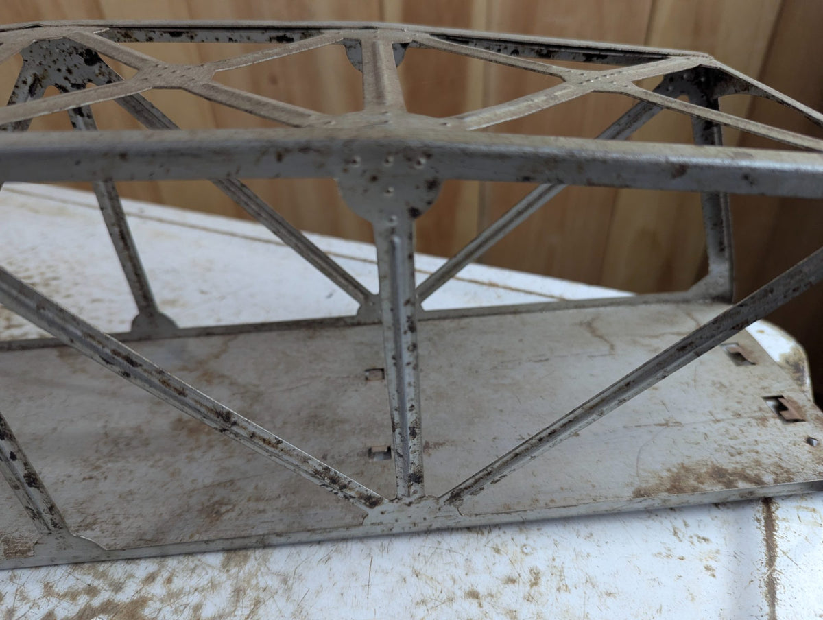 Vintage O Gauge Riveted Metal Truss Bridge Section - 24" Long