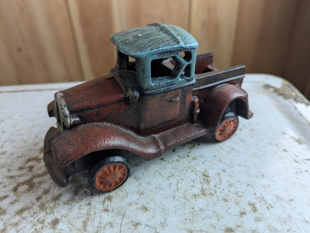 1960s Cast Iron Toy Truck with Cab - Reproduction Vintage