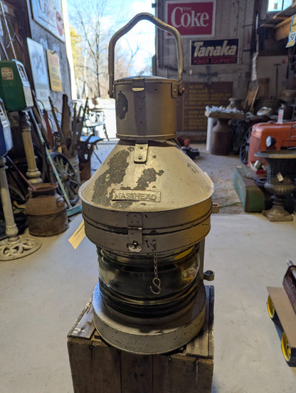 Vintage H.L. Piper Montreal Ship Masthead Navigation Light and Housing