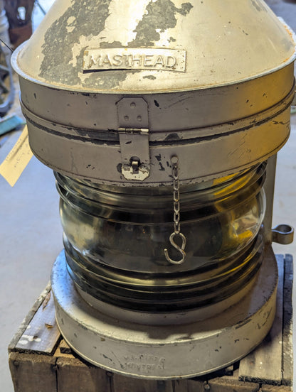 Vintage H.L. Piper Montreal Ship Masthead Navigation Light and Housing