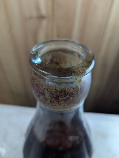 1930s-40s Coca-Cola Store Display Bottle Embossed Glass with Original Paint
