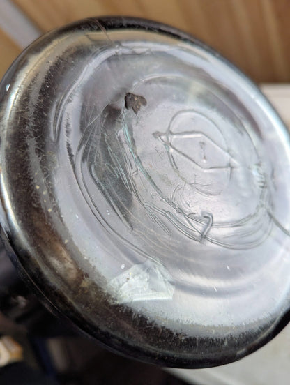 1930s-40s Coca-Cola Store Display Bottle Embossed Glass with Original Paint