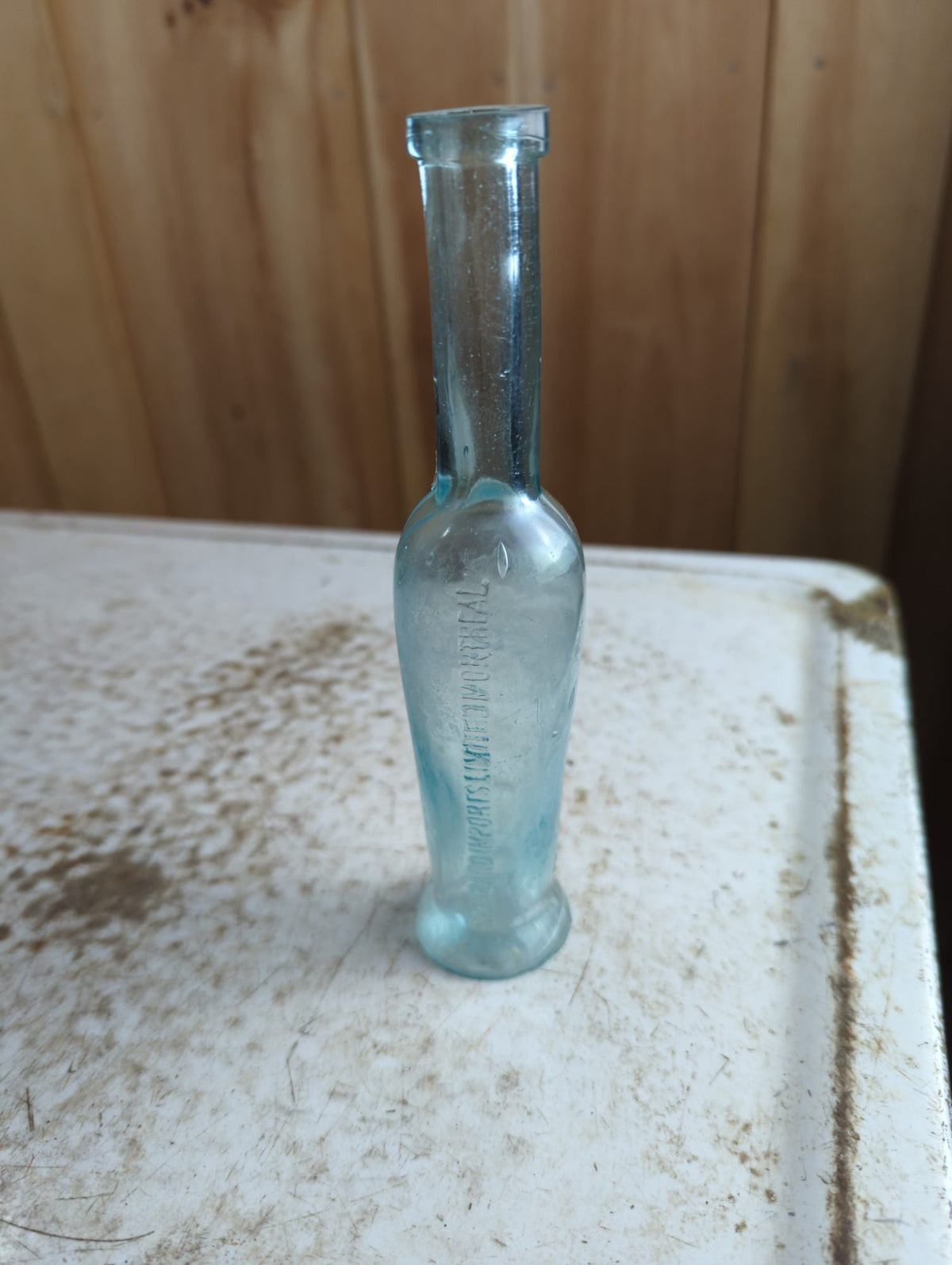 Antique Standard Imports Limited Montreal Aqua Glass Bottle