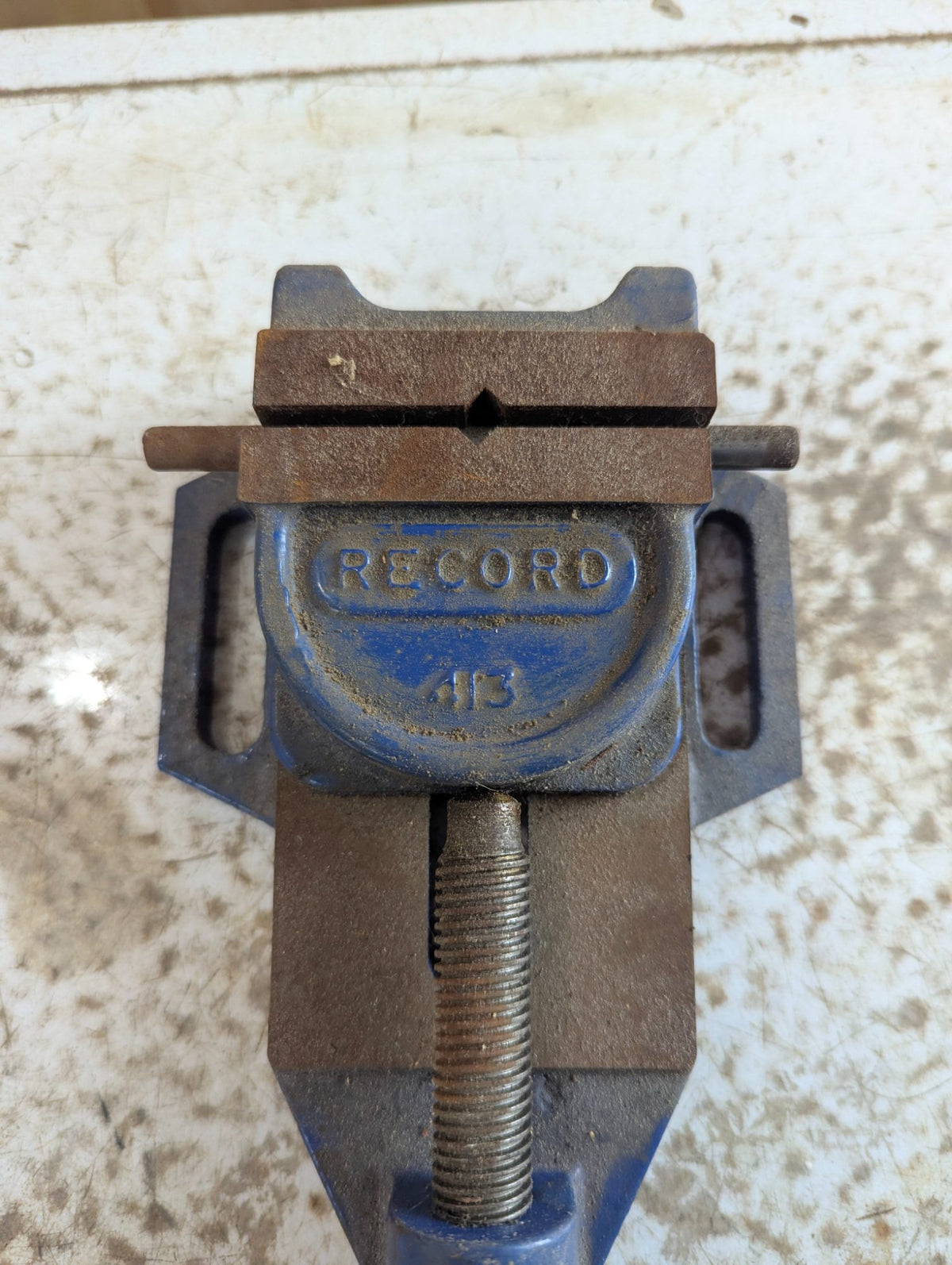Vintage Record 413 Cast Iron Drill Press Vise Made in England