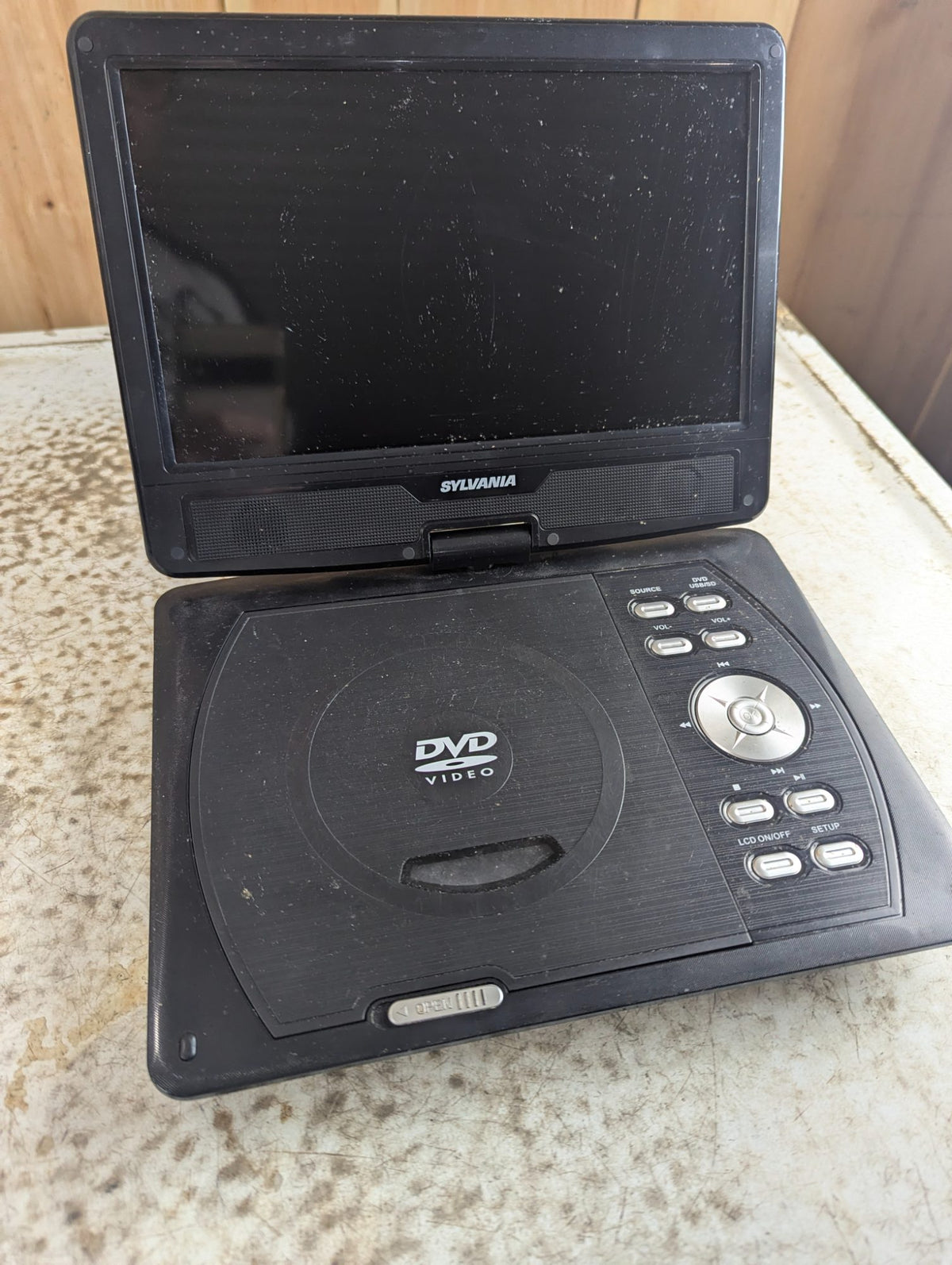 Sylvania SDVD1030-B 10.1" Portable DVD Player - Works