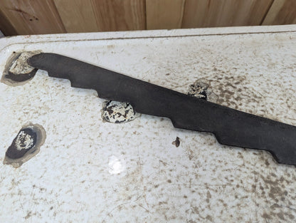 Antique Hand-Forged Hay Saw with Wooden Handles