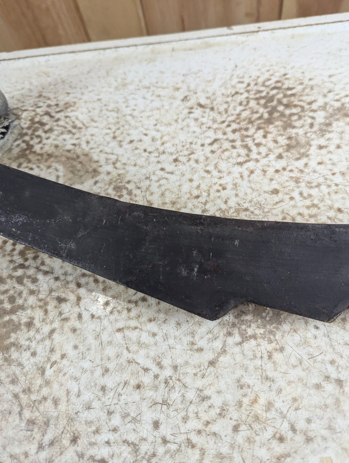 Antique Hand-Forged Hay Saw with Wooden Handles