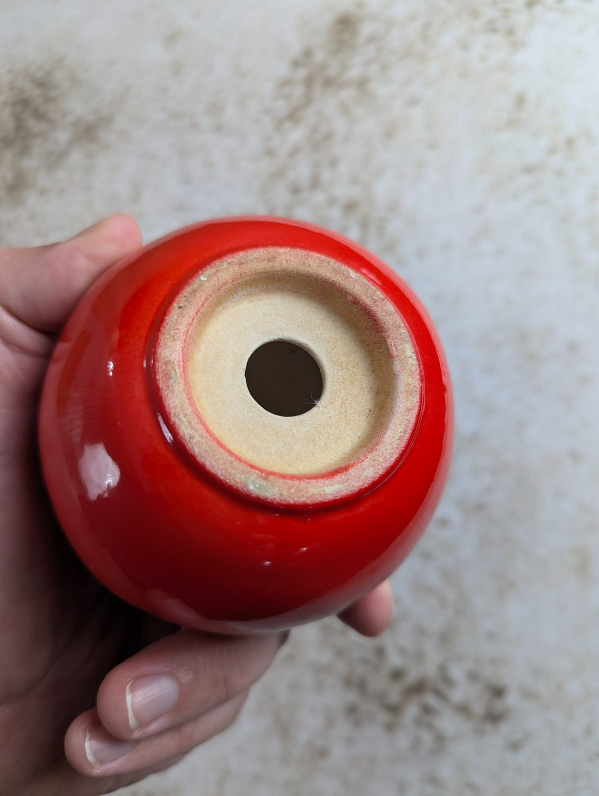 Vintage Ceramic Red Tomato Salt and Pepper Shakers Pair