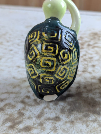 Mid-Century Japan Ceramic Turtle Salt and Pepper Shaker Pair