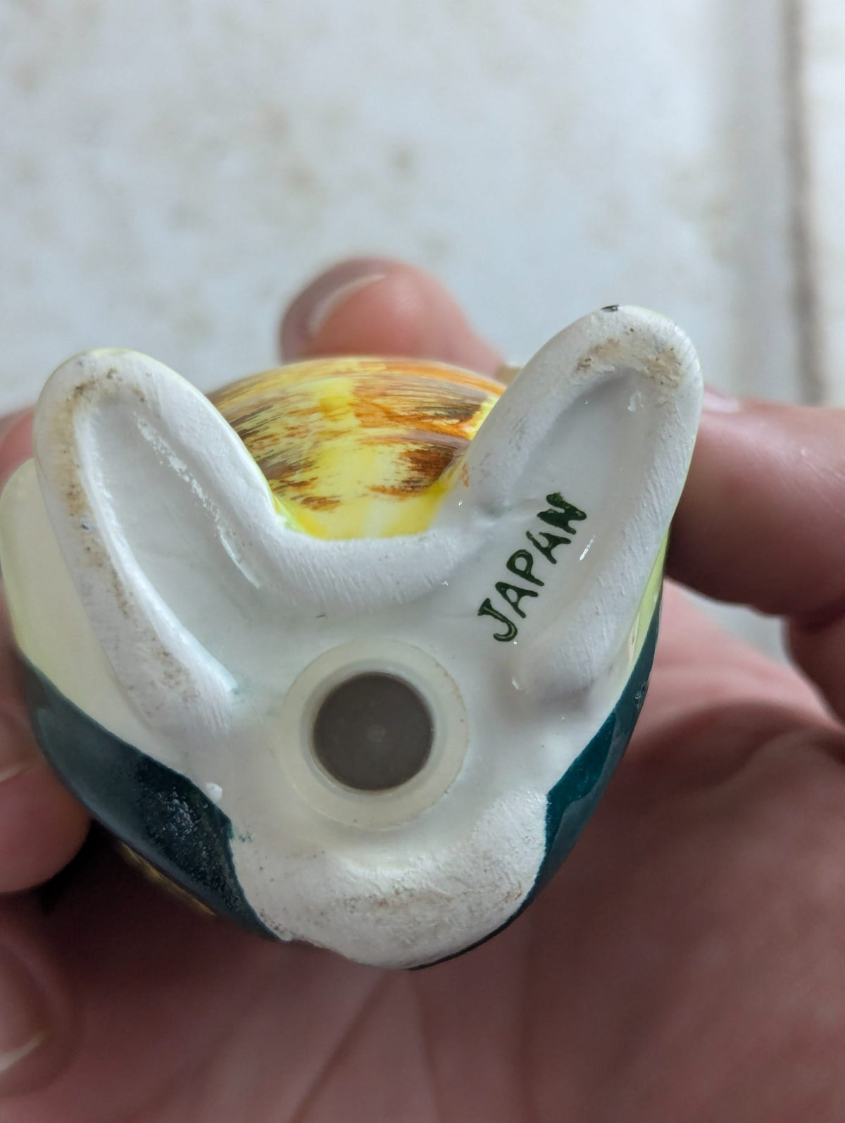 Mid-Century Japan Ceramic Turtle Salt and Pepper Shaker Pair